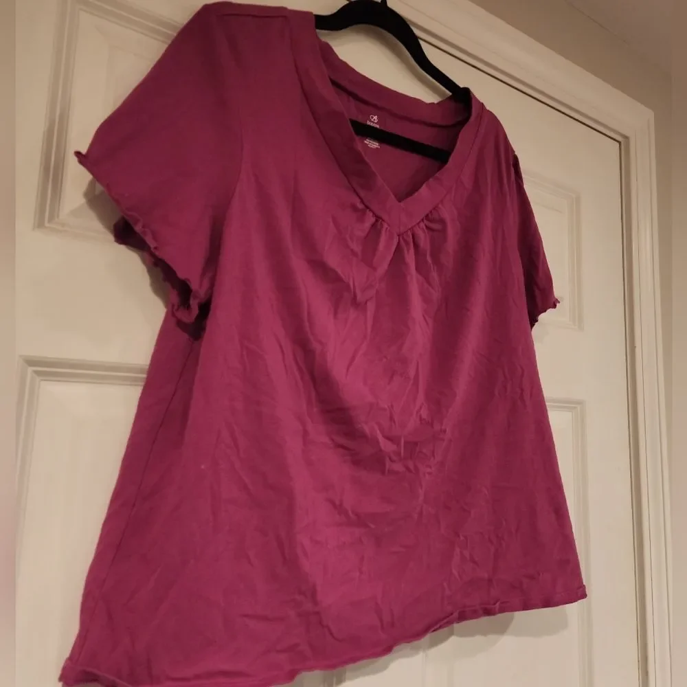 Bobbie Brooks Purple sleep top L